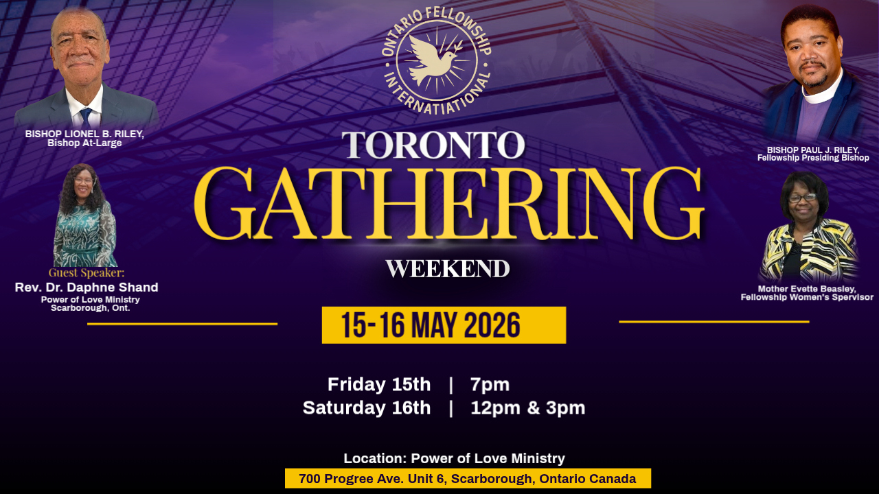 Toronto Gathering Weekend flyer